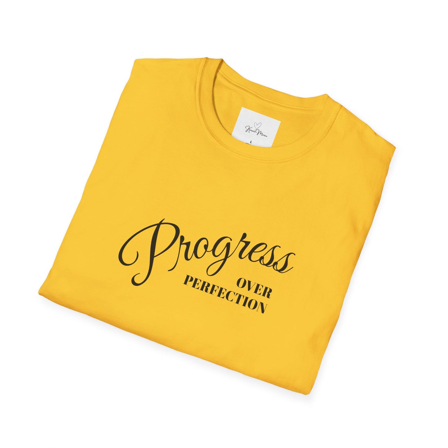 Unisex T-Shirt - Progress over Perfection - Motivational Message - My Store