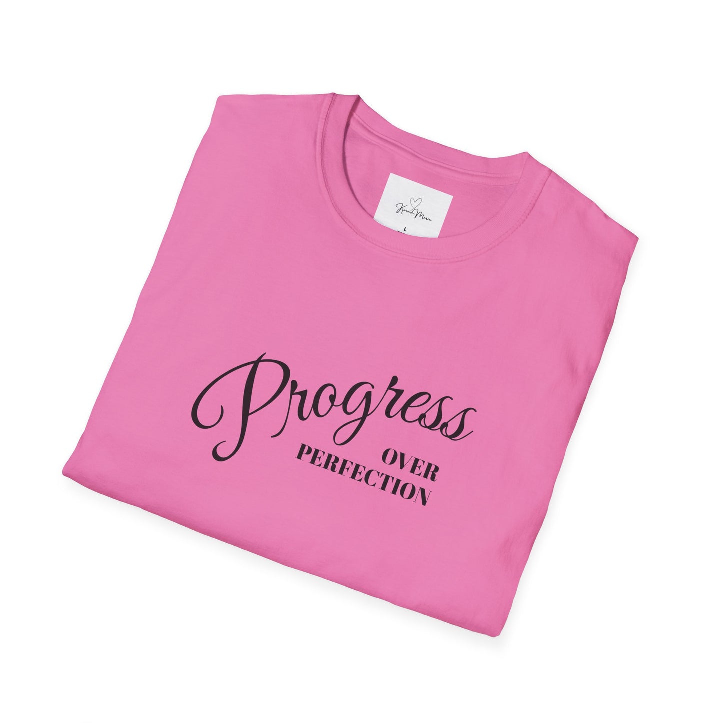 Unisex T-Shirt - Progress over Perfection - Motivational Message - My Store