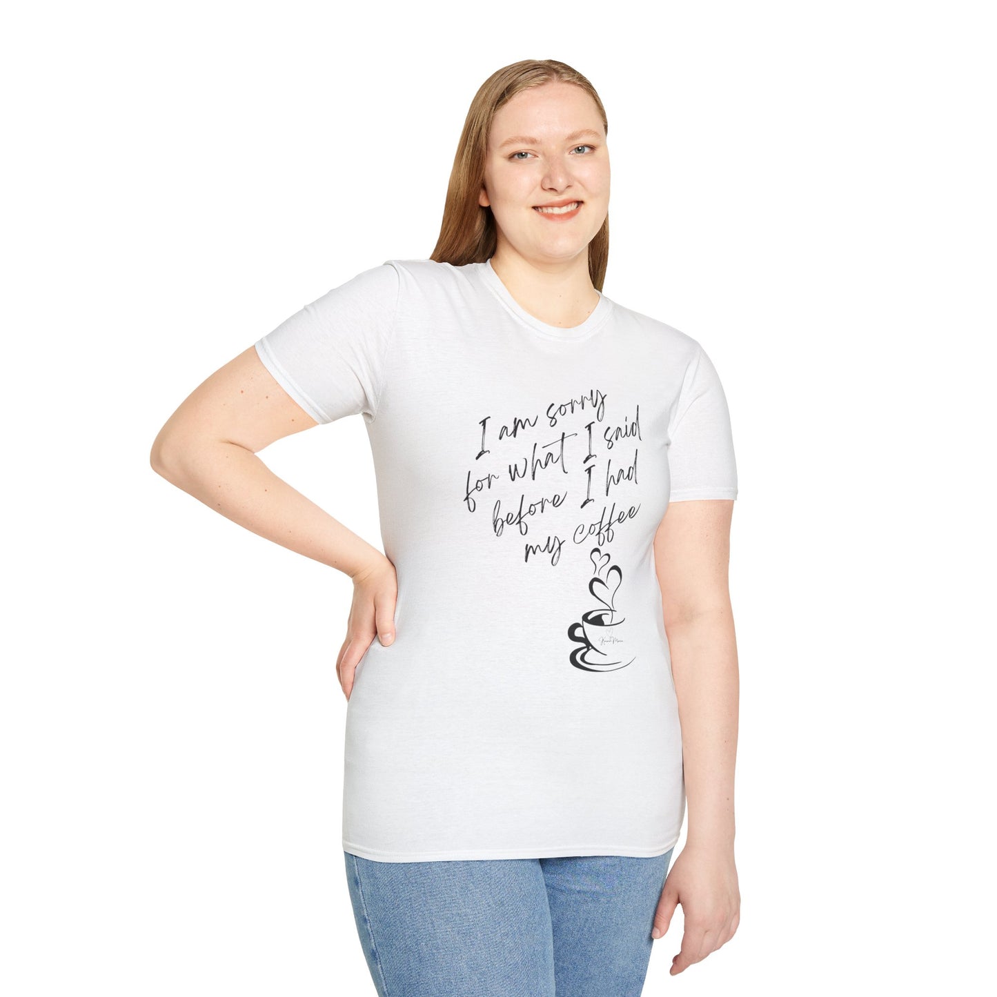 Funny Coffee Quote Unisex T-Shirt, Gift for Coffee Lovers, Humor Tee, Casual Wear, Perfect for Birthdays & Brunch - My Store