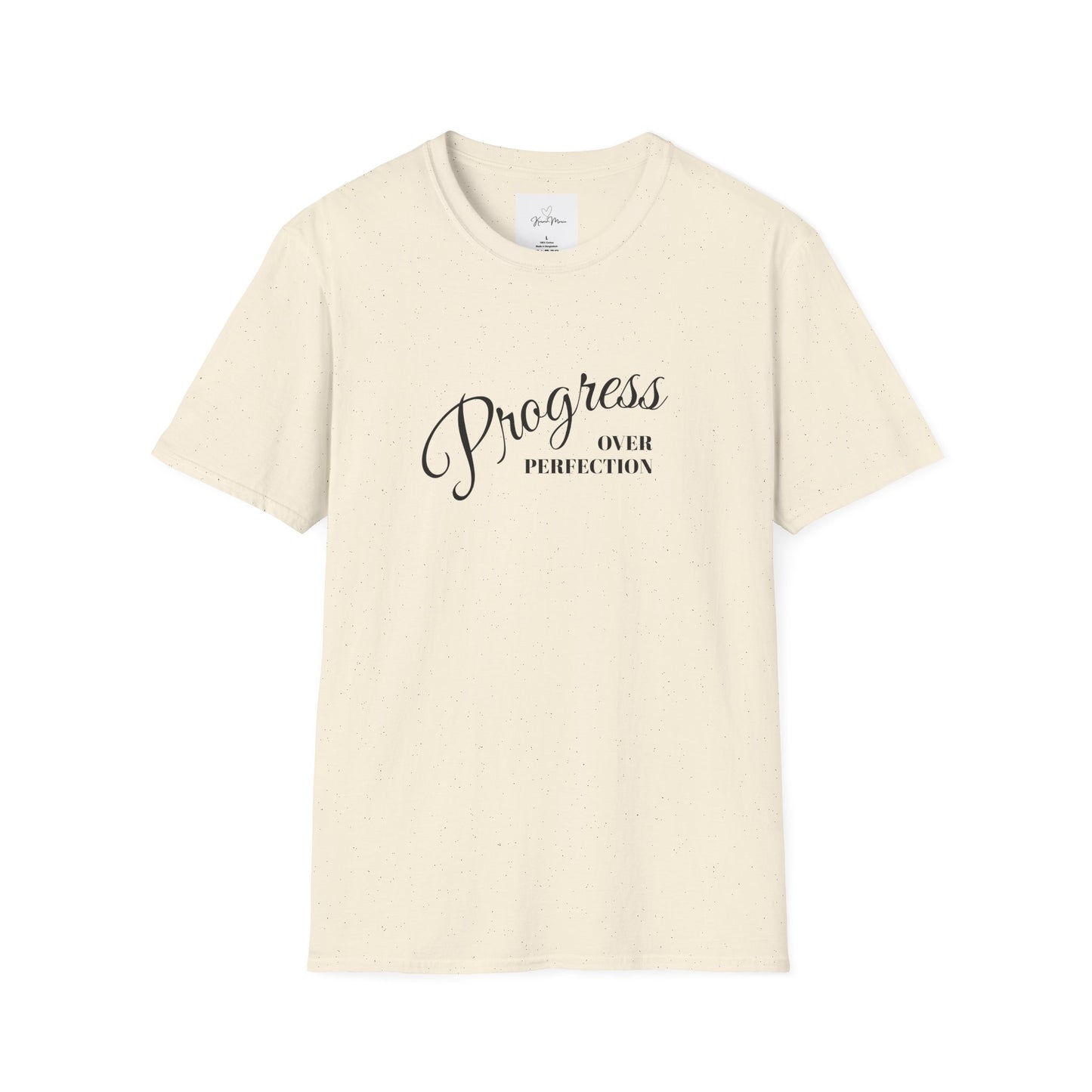 Unisex T-Shirt - Progress over Perfection - Motivational Message - My Store