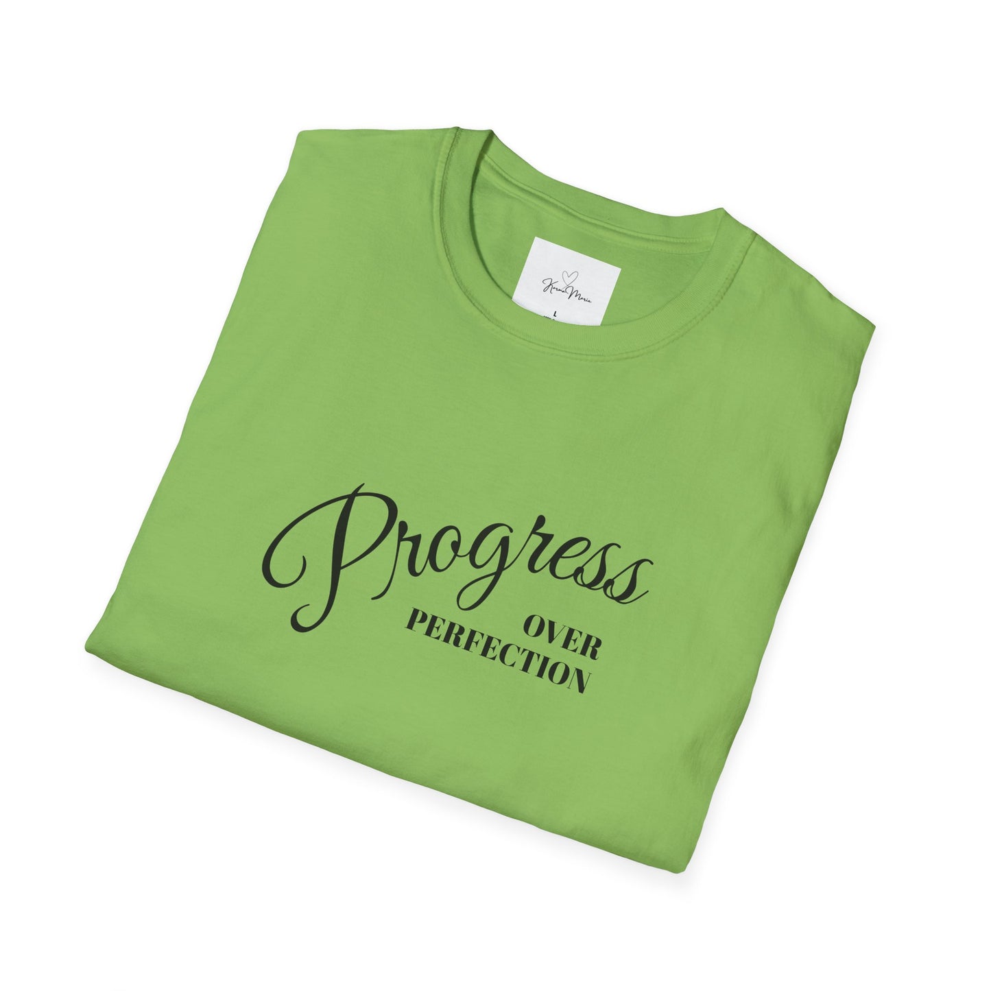 Unisex T-Shirt - Progress over Perfection - Motivational Message - My Store