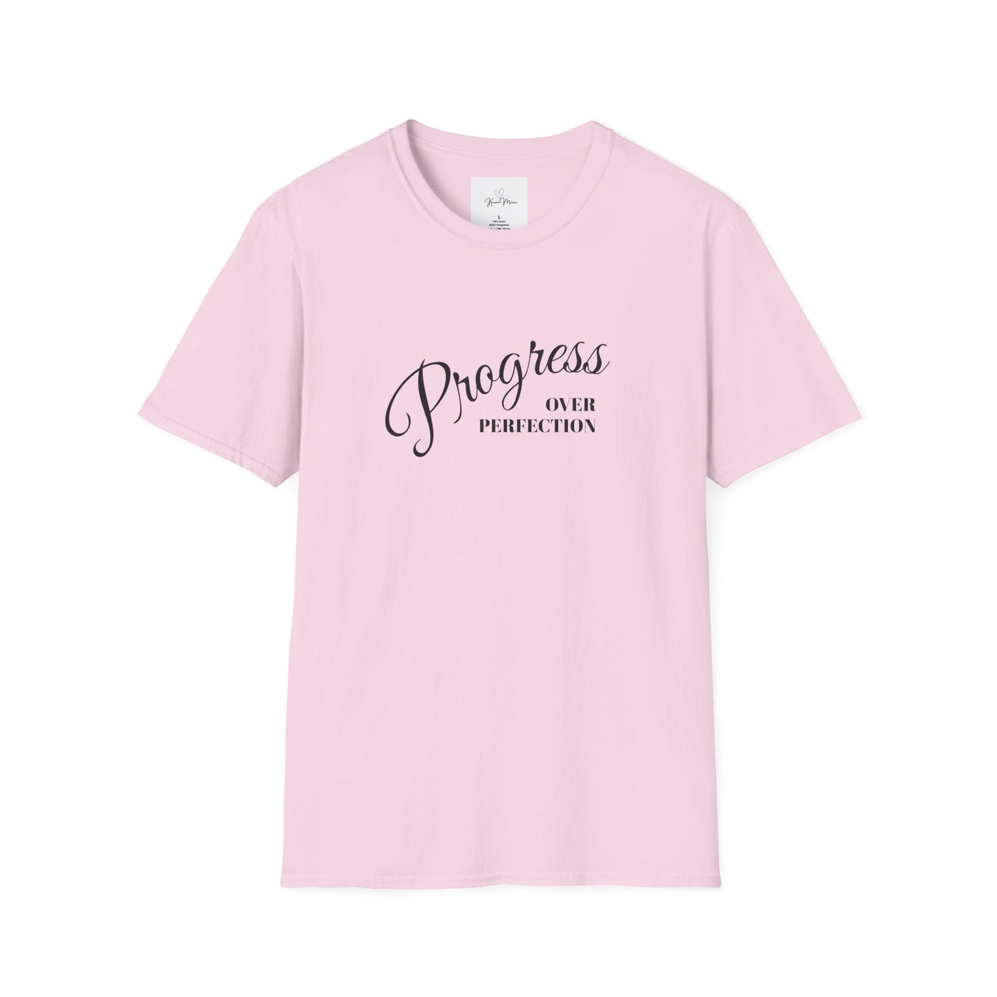 Unisex T-Shirt - Progress over Perfection - Motivational Message - My Store