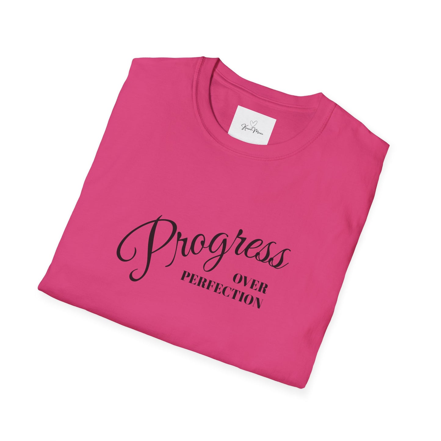 Unisex T-Shirt - Progress over Perfection - Motivational Message - My Store