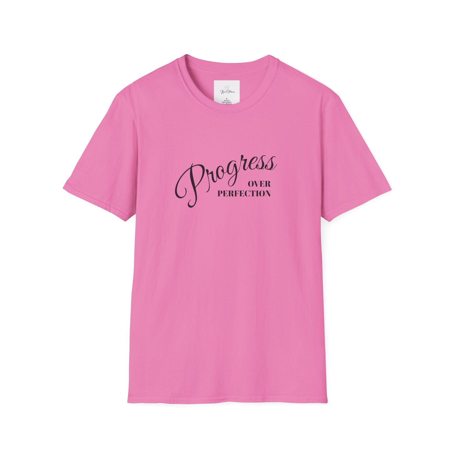 Unisex T-Shirt - Progress over Perfection - Motivational Message - My Store