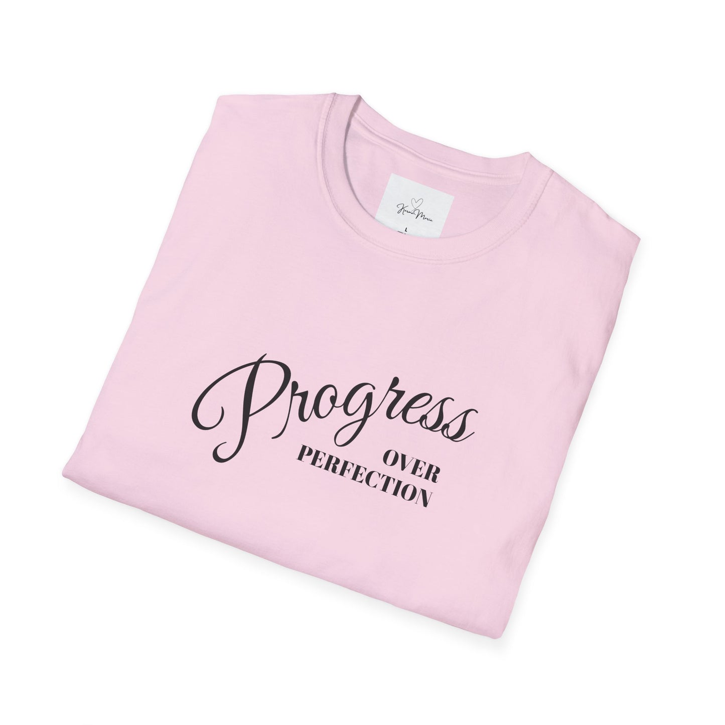 Unisex T-Shirt - Progress over Perfection - Motivational Message - My Store
