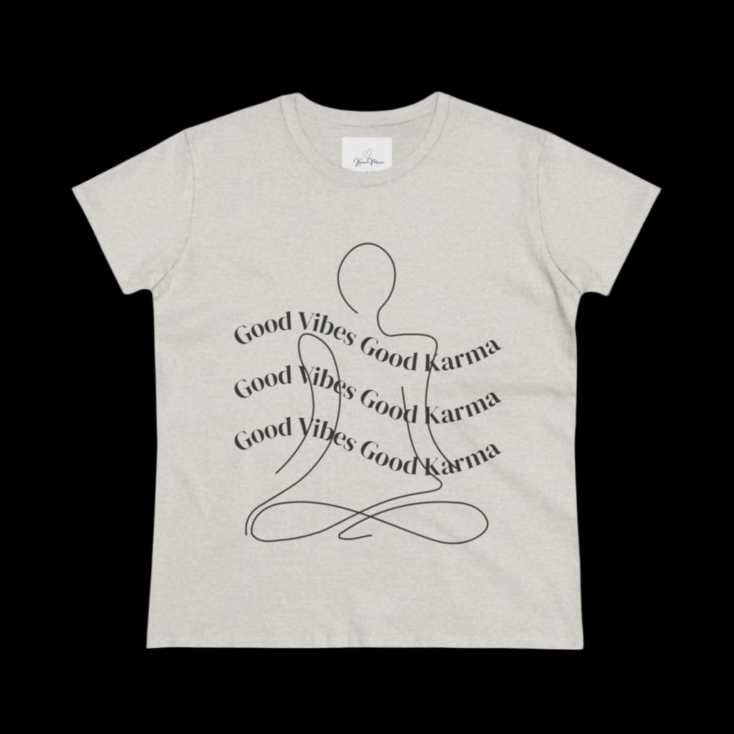 Good Vibes Good Karma Cotton Tee Shirt - My Store