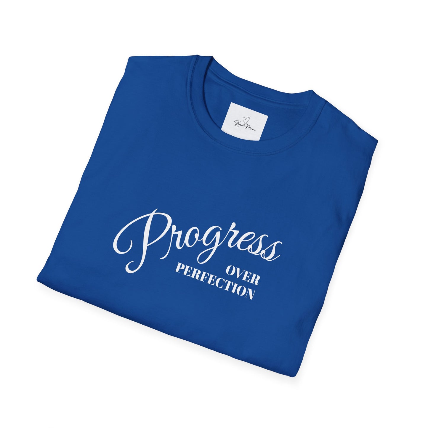 Unisex T-Shirt - Progress over Perfection - Motivational Message - My Store