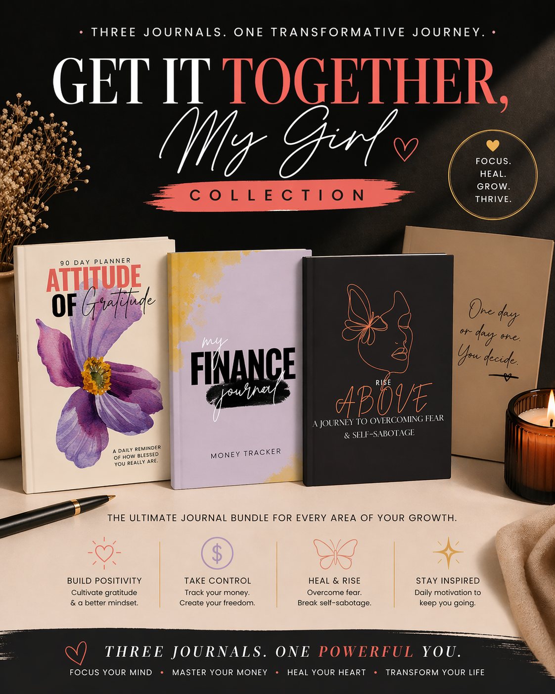 Love, Karma Marie Growth Journals