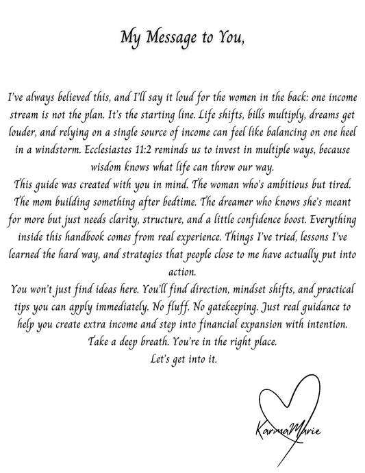 The Side Income Handbook (Digital)