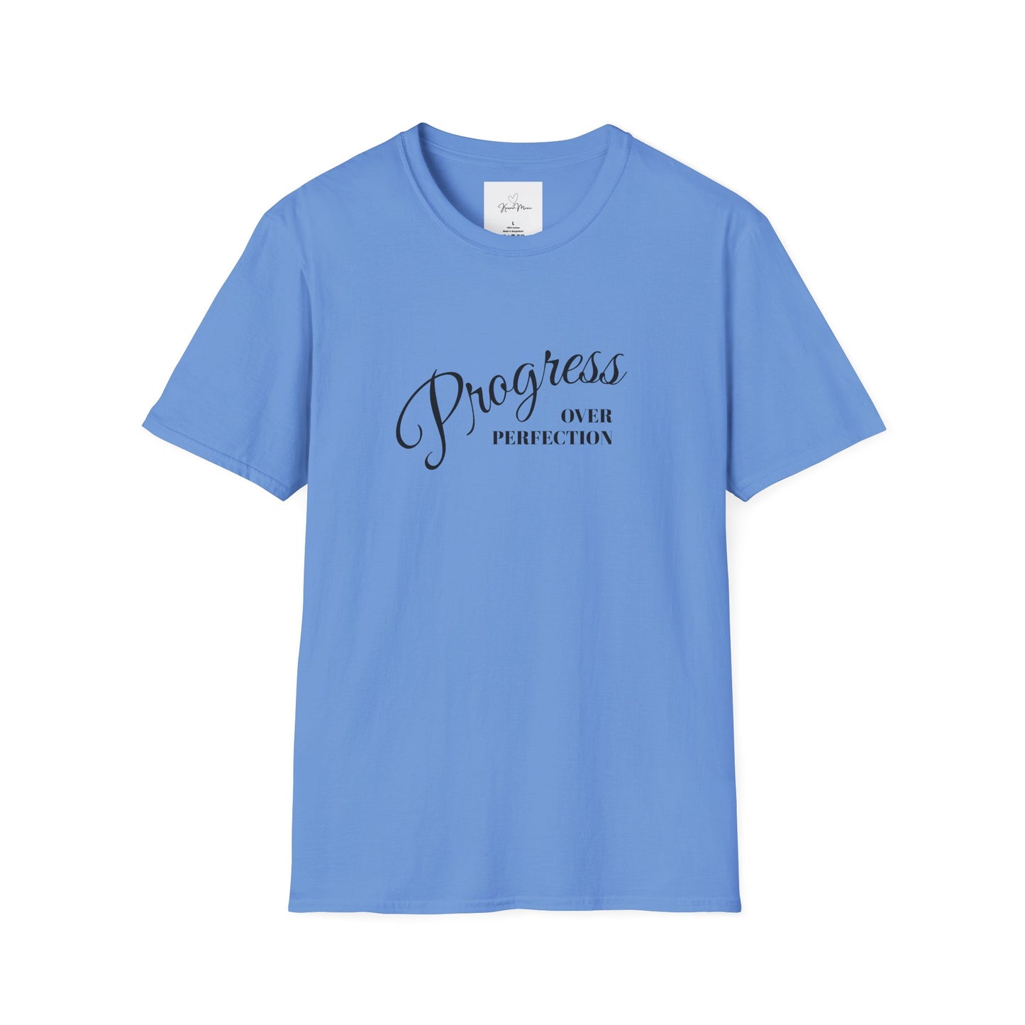 Unisex T-Shirt - Progress over Perfection - Motivational Message - My Store