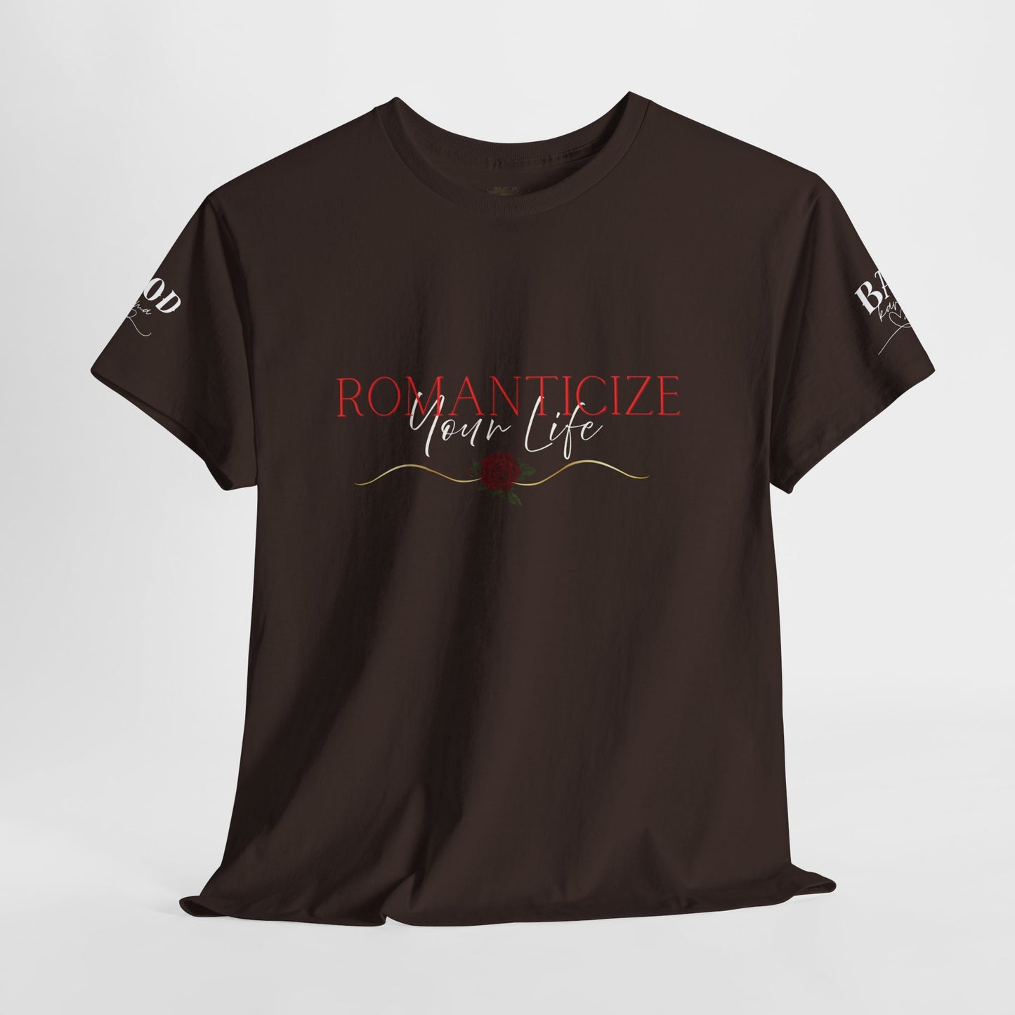 Romanticize Your Life – Feminine Energy Graphic Tee | Self-Love & Soft Life Motivation Shirt for Women