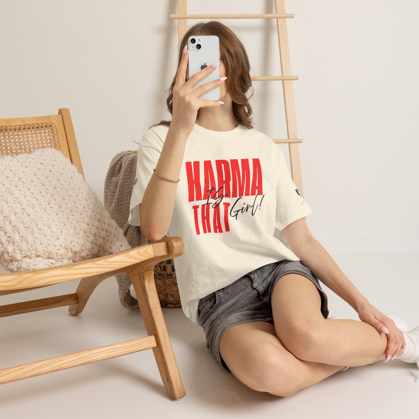 Karma Is That Girl Tee – Empowerment Graphic T-Shirt