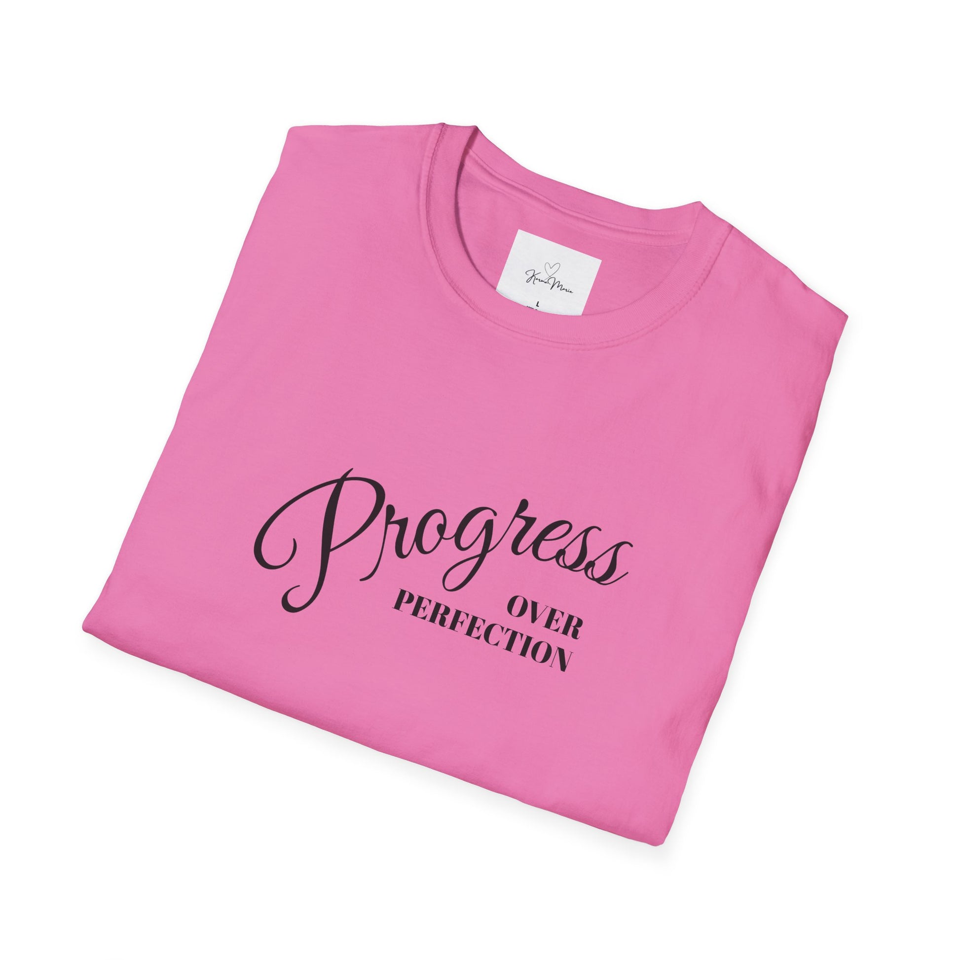 Unisex T-Shirt - Progress over Perfection - Motivational Message - My Store