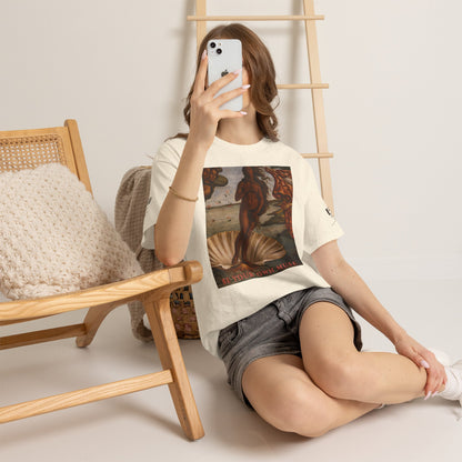 "Be Your Own Muse" Venus Rising Vintage Renaissance Goddess T-Shirt