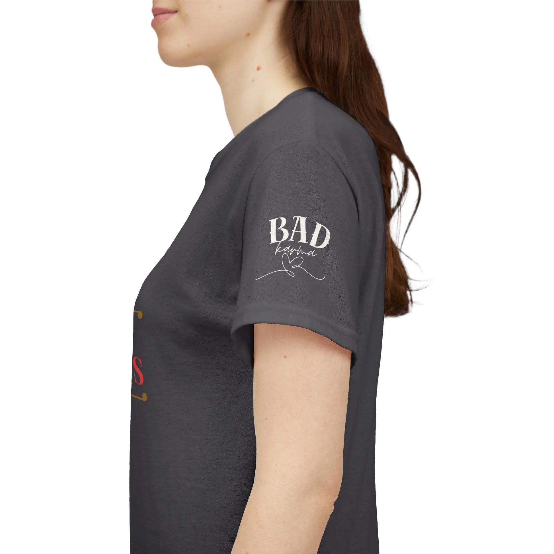 Women’s motivational graphic T-shirt with the phrase "Motivation Fades. Discipline Stays." in bold black letters.