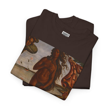 "Be Your Own Muse" Venus Rising Vintage Renaissance Goddess T-Shirt