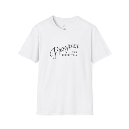 Unisex T-Shirt - Progress over Perfection - Motivational Message - My Store