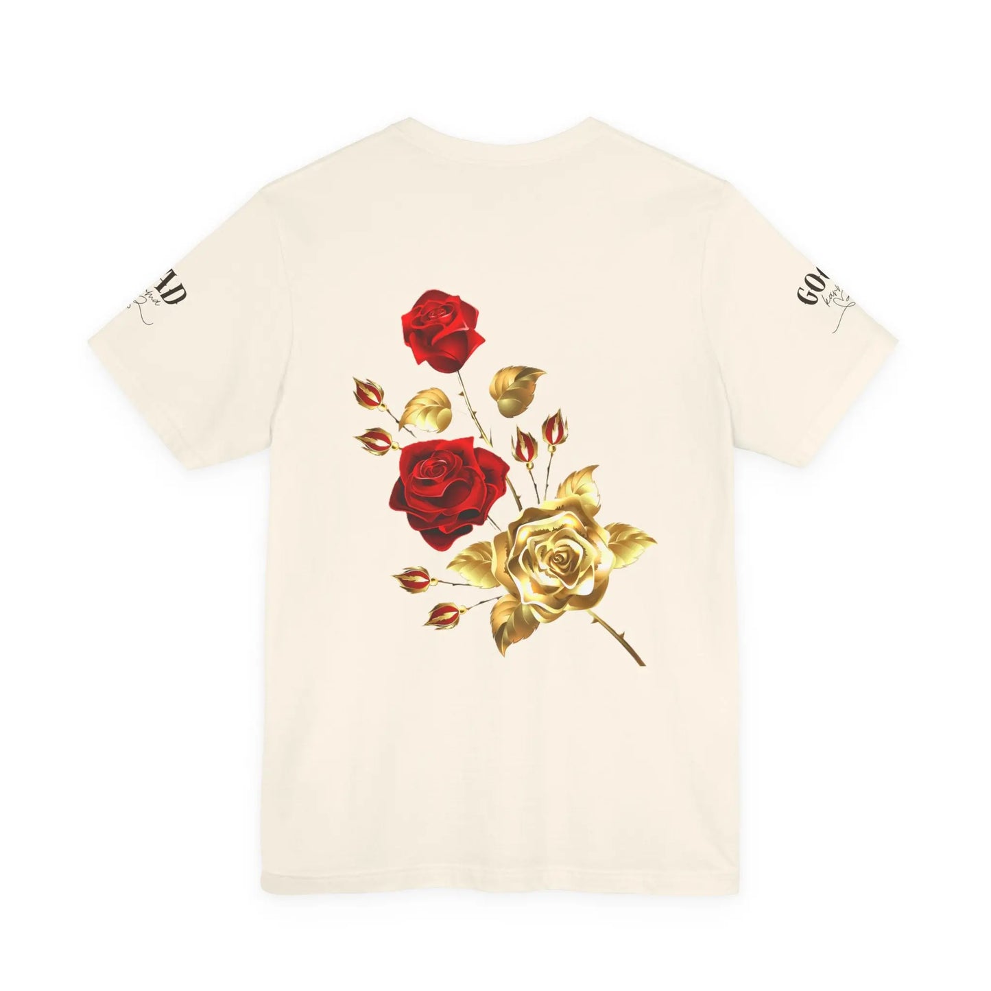 Soft pink "She Is The Occasion" empowering women's statement T-shirt by Printify, featuring motivational self-love message and luxury aesthetic.