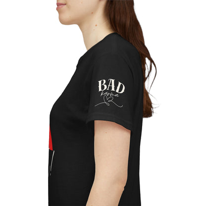 Karma Is That Girl Tee – Empowerment Graphic T-Shirt for Women | Motivational Statement Shirt