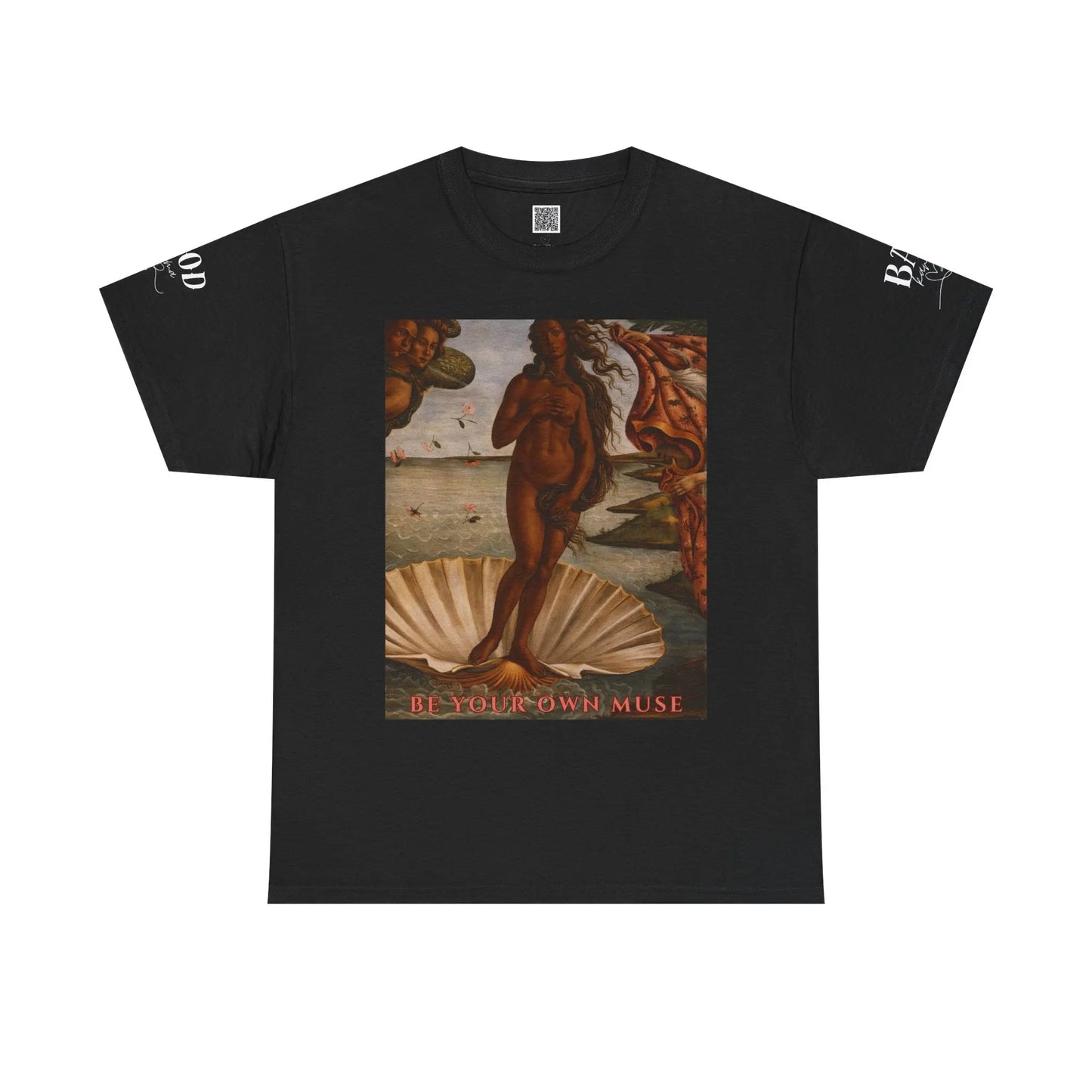 "Printify Renaissance Goddess T-shirt for women featuring empowering feminist graphic design and inspirational feminine energy."