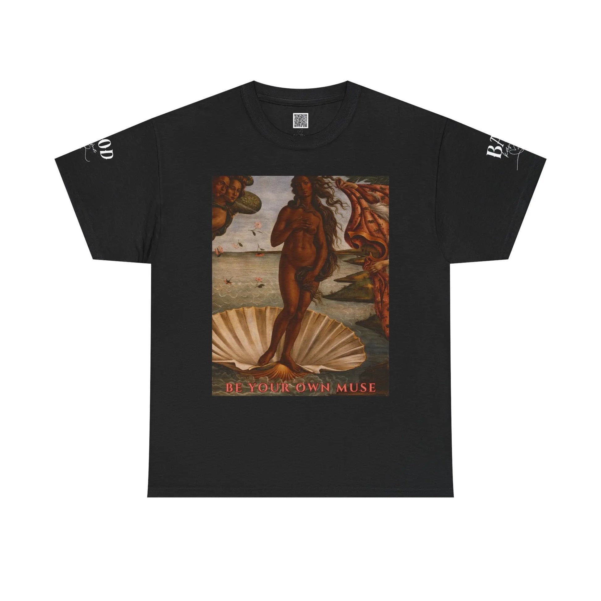 "Printify Renaissance Goddess T-shirt for women featuring empowering feminist graphic design and inspirational feminine energy."