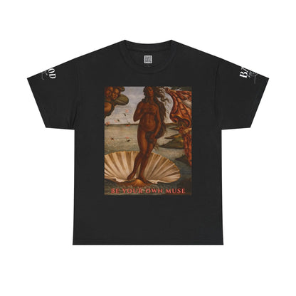 "Printify Renaissance Goddess T-shirt for women featuring empowering feminist graphic design and inspirational feminine energy."