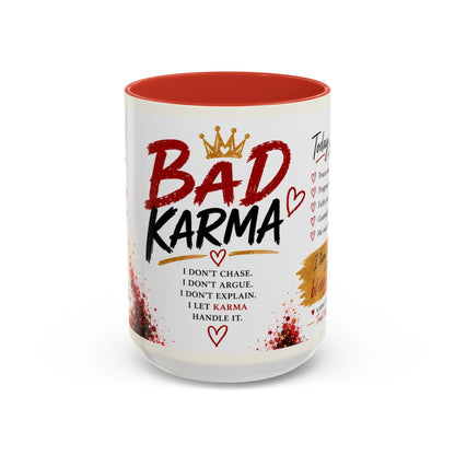 Bad Karma Mug — Bad Day? Baby, We Pivot.