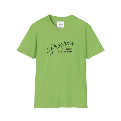 Unisex T-Shirt - Progress over Perfection - Motivational Message - My Store