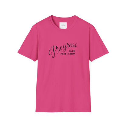 Unisex T-Shirt - Progress over Perfection - Motivational Message - My Store