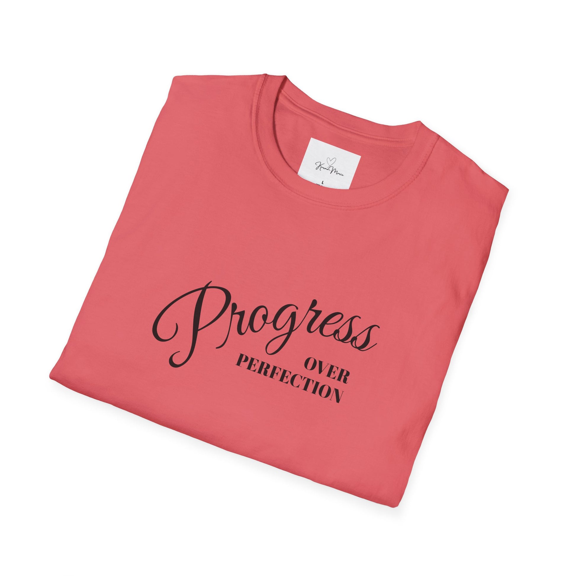 Unisex T-Shirt - Progress over Perfection - Motivational Message - My Store