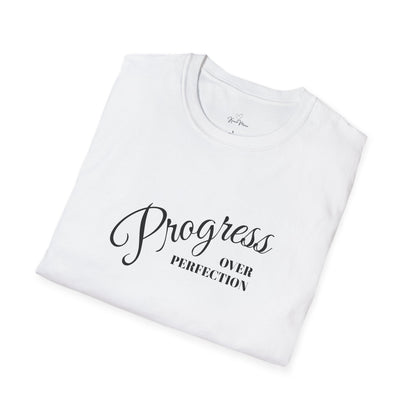 Unisex T-Shirt - Progress over Perfection - Motivational Message - My Store