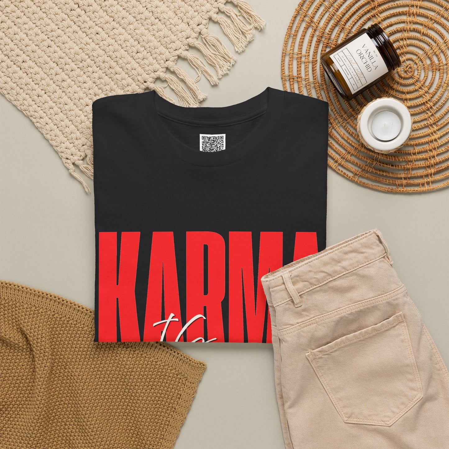 Karma Is That Girl Tee – Empowerment Graphic T-Shirt