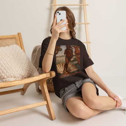 "Be Your Own Muse" Venus Rising Vintage Renaissance Goddess T-Shirt