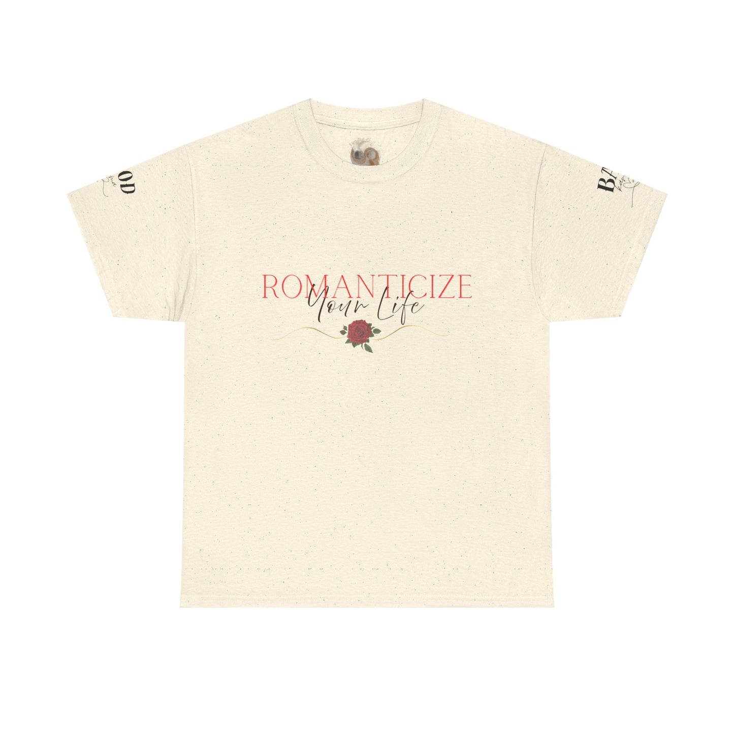 Romanticize Your Life – Feminine Energy Graphic Tee | Self-Love & Soft Life Motivation Shirt for Women