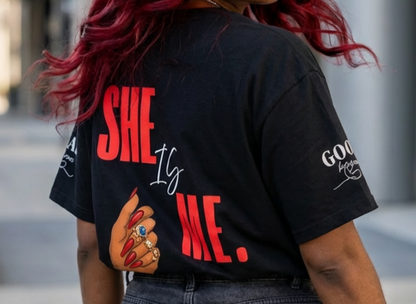 Karma Is That Girl Tee – Empowerment Graphic T-Shirt for Women | Motivational Statement Shirt