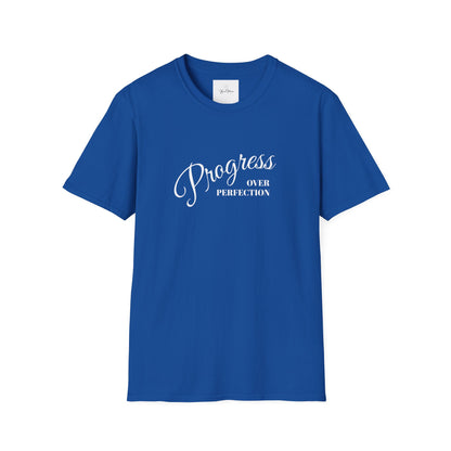 Unisex T-Shirt - Progress over Perfection - Motivational Message - My Store