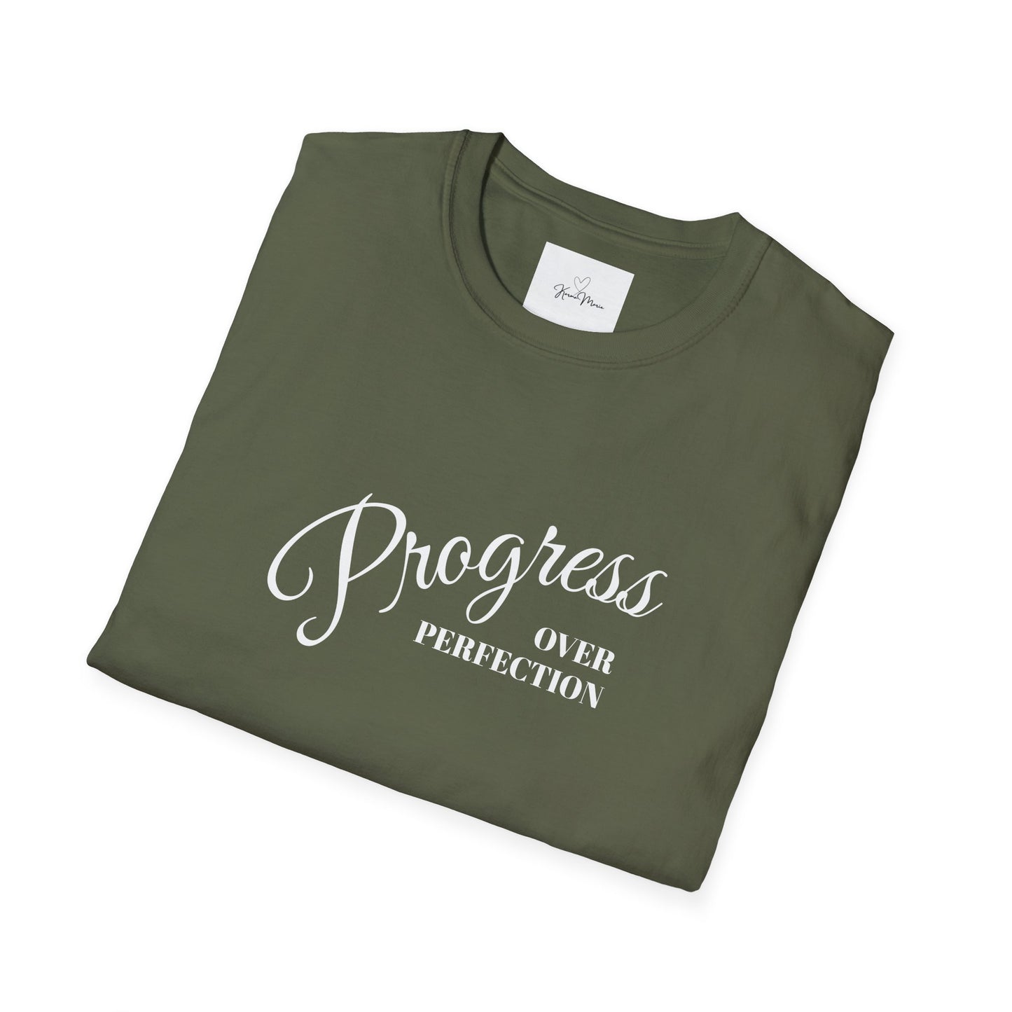 Unisex T-Shirt - Progress over Perfection - Motivational Message - My Store
