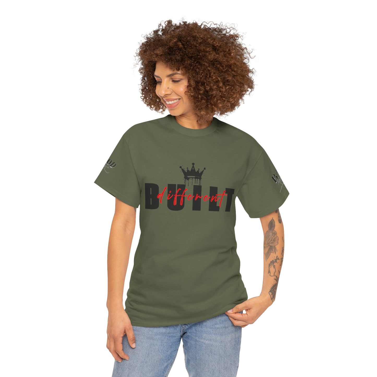 Queen Built Different | Discipline & Self Growth  Design with Crown Graphic