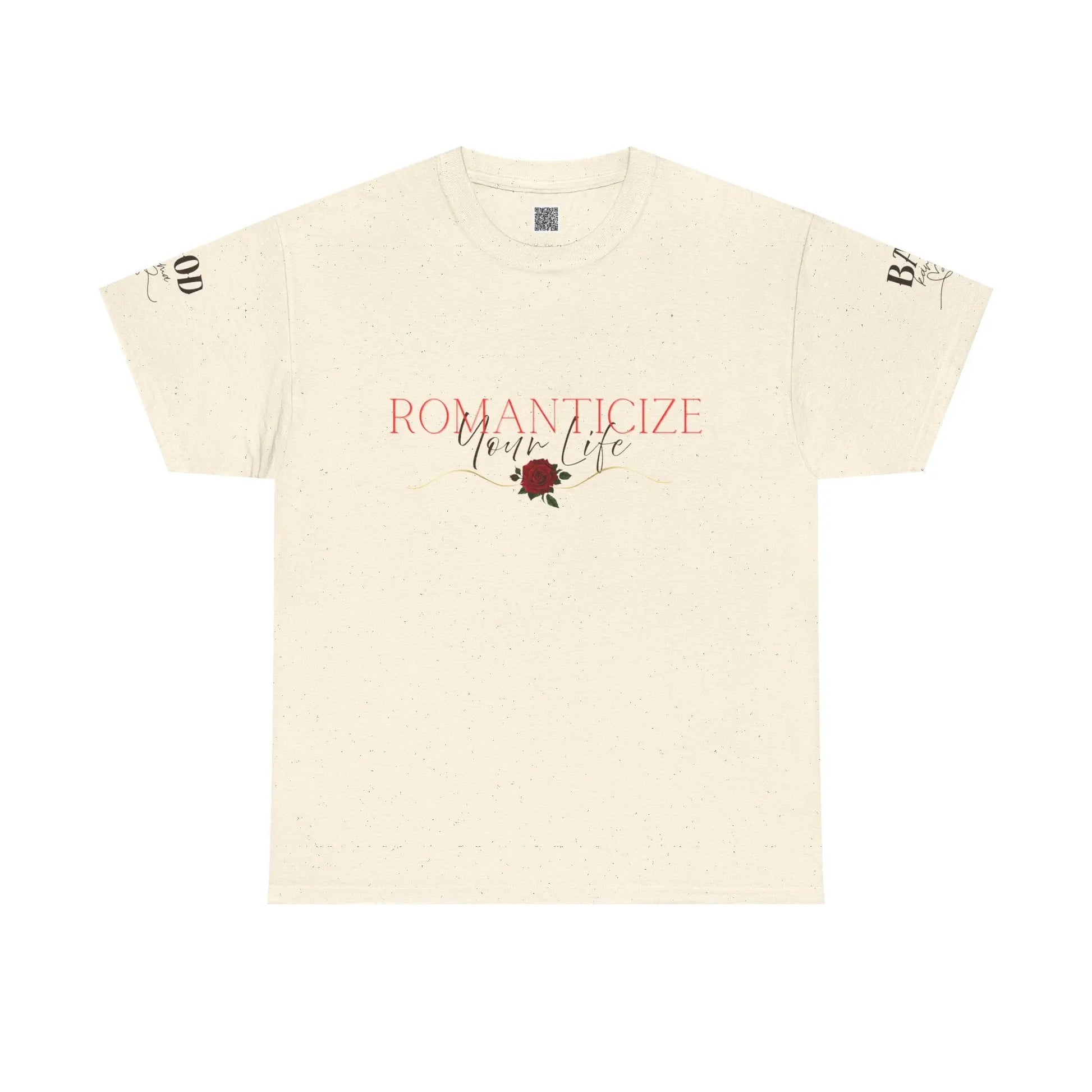 Feminine energy graphic T-shirt for women featuring motivational self-love and soft life messages in stylish design.