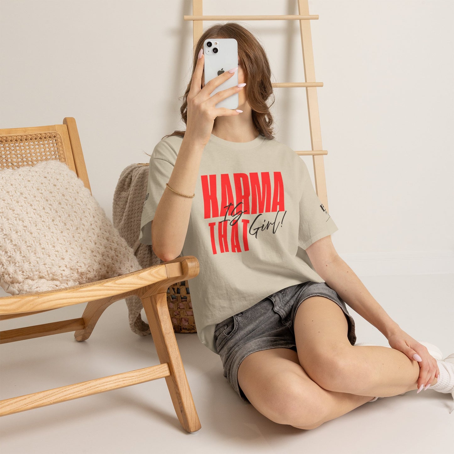 Karma Is That Girl Tee – Empowerment Graphic T-Shirt