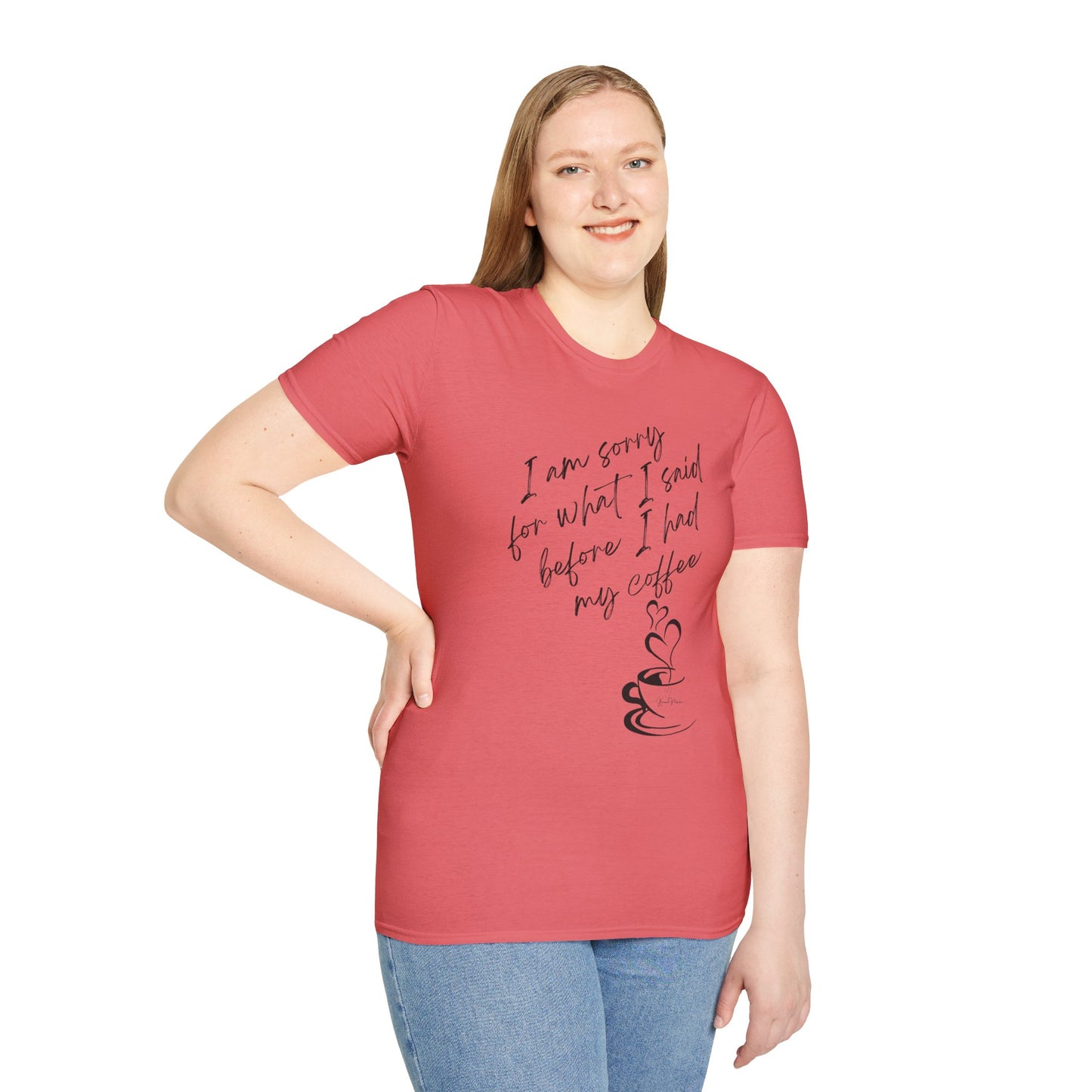 Funny Coffee Quote Unisex T-Shirt, Gift for Coffee Lovers, Humor Tee, Casual Wear, Perfect for Birthdays & Brunch - My Store