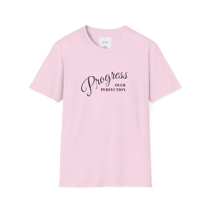 Unisex T-Shirt - Progress over Perfection - Motivational Message - My Store