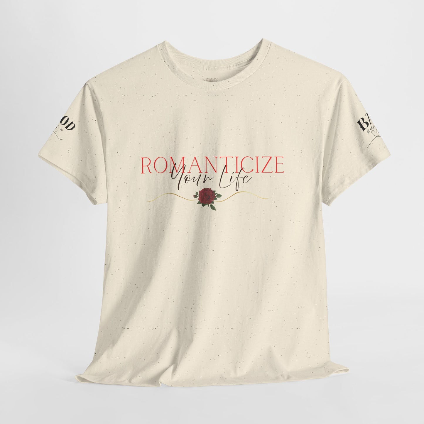 Romanticize Your Life – Feminine Energy Graphic Tee | Self-Love & Soft Life Motivation Shirt for Women
