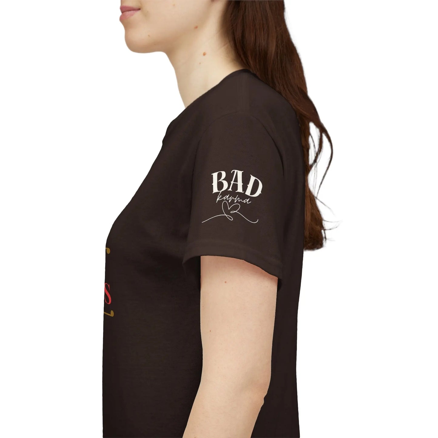 Women’s motivational graphic T-shirt with the quote "Motivation Fades. Discipline Stays." in bold lettering, featuring empowerment design.