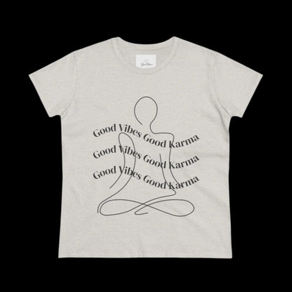 Good Vibes Good Karma Cotton Tee Shirt - My Store