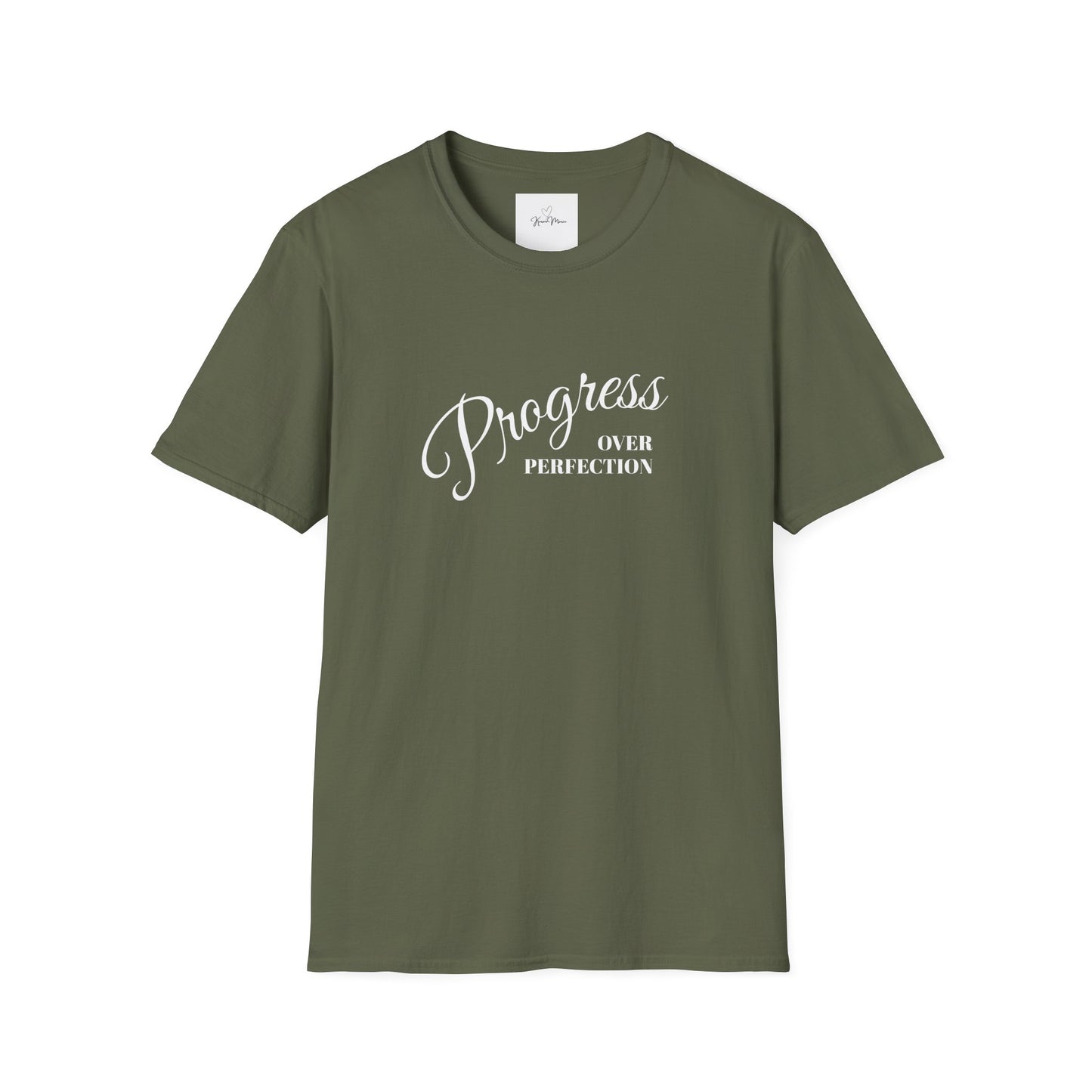 Unisex T-Shirt - Progress over Perfection - Motivational Message - My Store