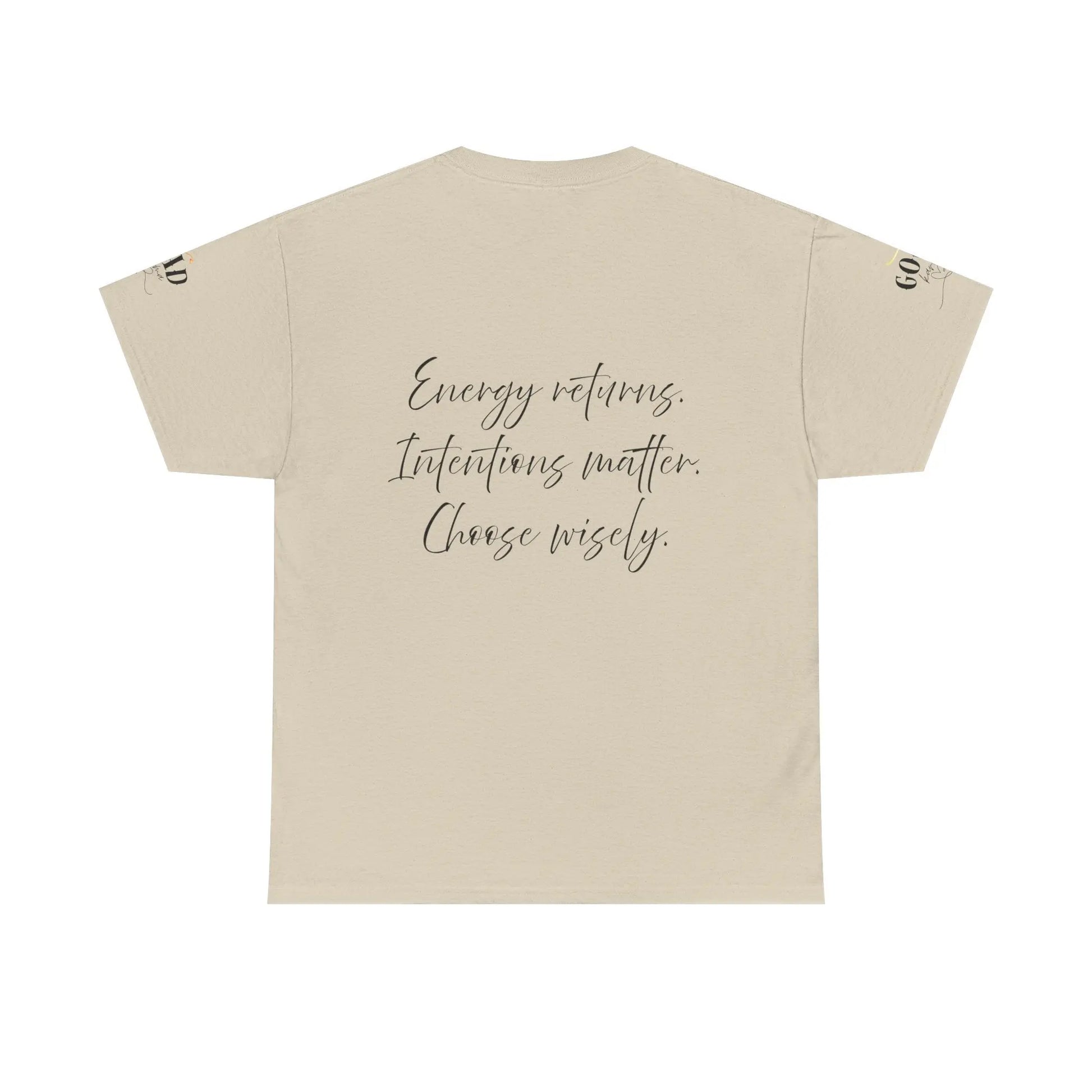 Women’s “It’s Karma, Baby” empowerment graphic T-shirt by Printify, featuring motivational spiritual karma design on a casual tee.