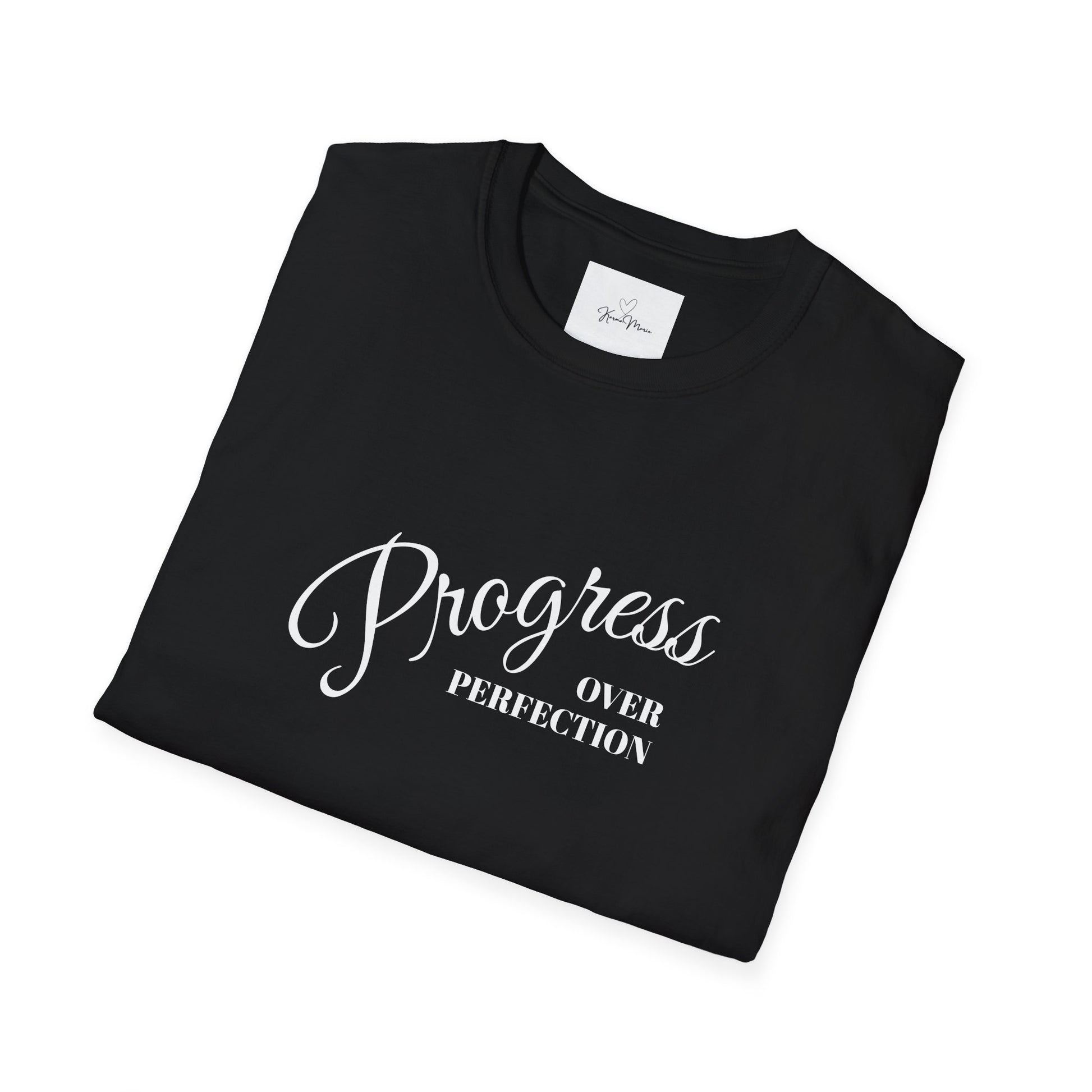 Unisex T-Shirt - Progress over Perfection - Motivational Message - My Store
