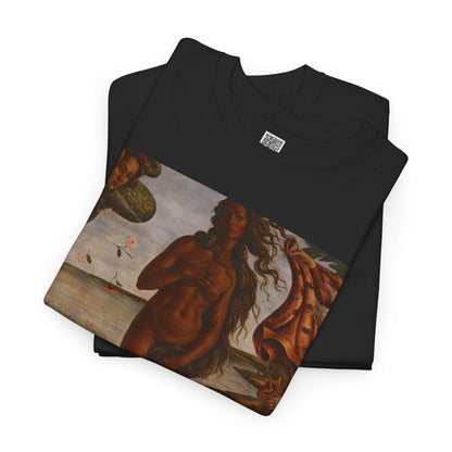 Renaissance goddess T-shirt by Printify featuring empowering "Be Your Own Muse" graphic for women, celebrating feminine energy.