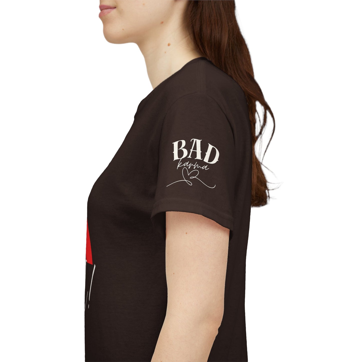 Karma Is That Girl Tee – Empowerment Graphic T-Shirt for Women | Motivational Statement Shirt